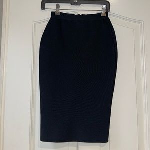 Black Straight Skirt
